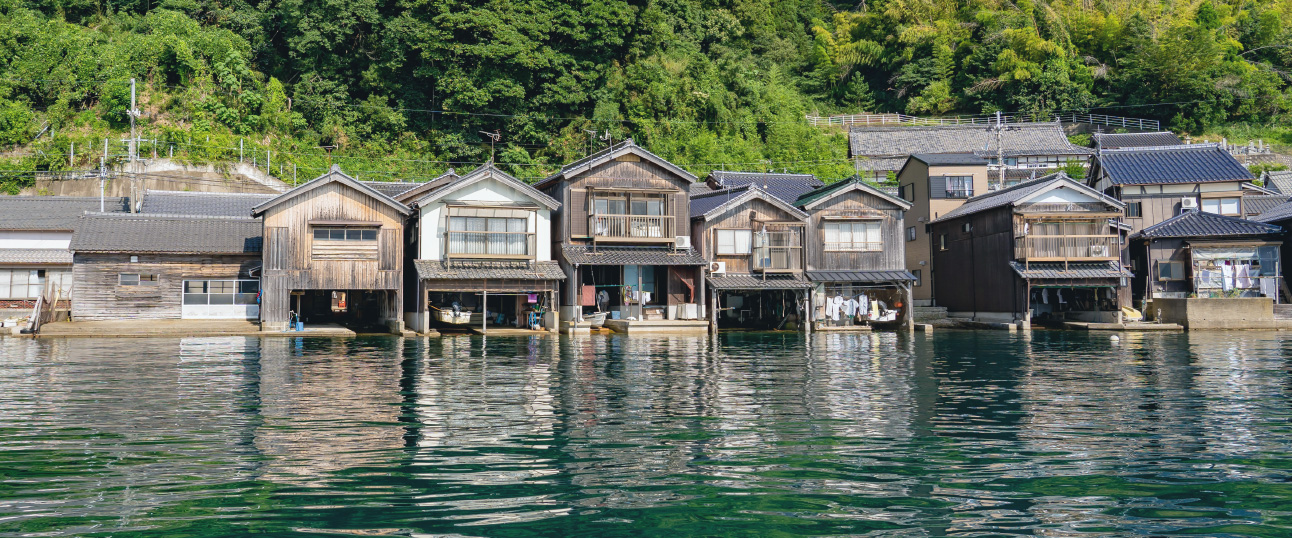 油屋 舟屋 風景